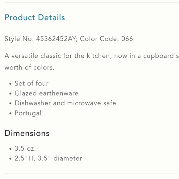 Anthropologie, set of 4, Mini Matte Latte Bowls - guacamole green - Picture 3 of 9